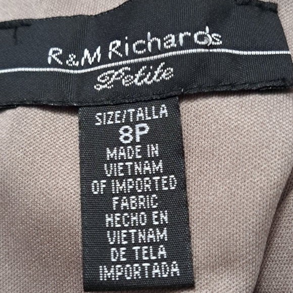 NWT R&M Richard's One Shoulder Asymmetric Jump Suit Size 8P - Picture 9 of 10